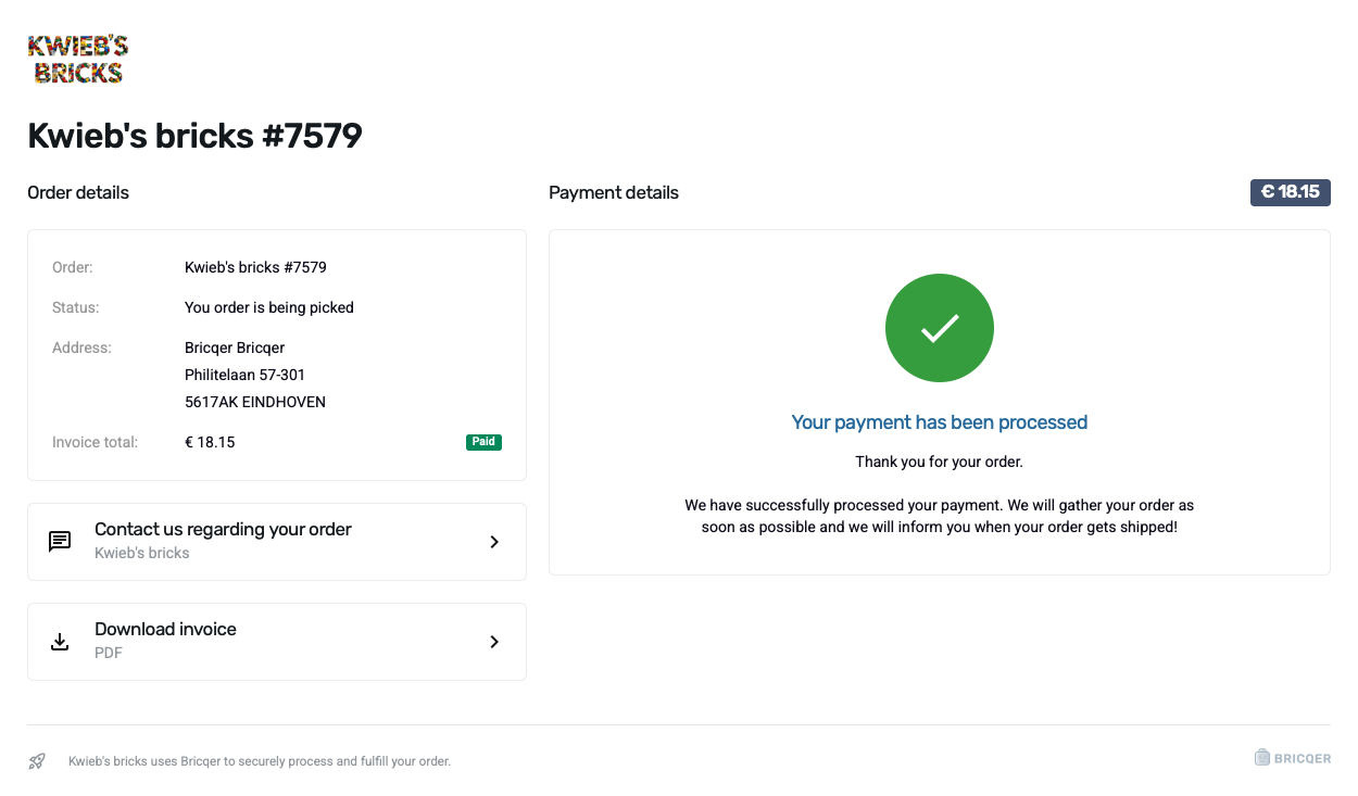 Screenshot showing the new Checkout experience