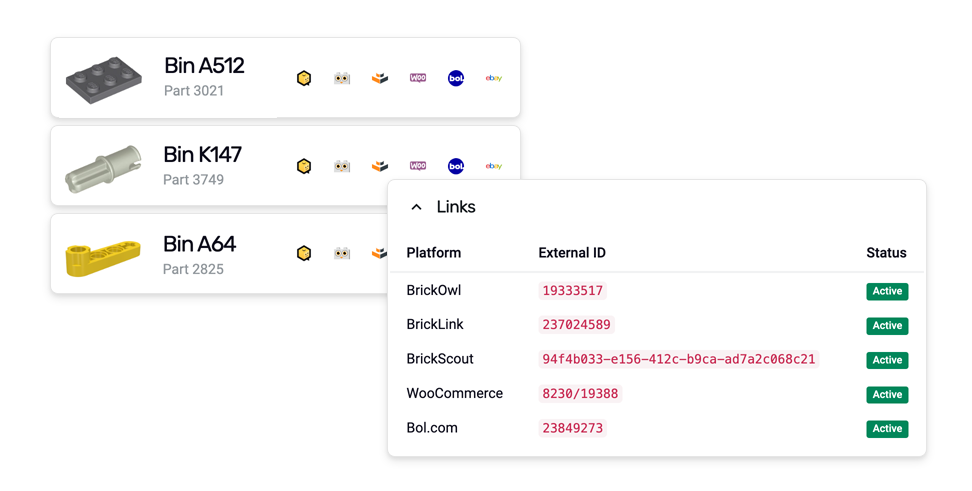 Manage inventory across multiple marketplaces with Bricqer.